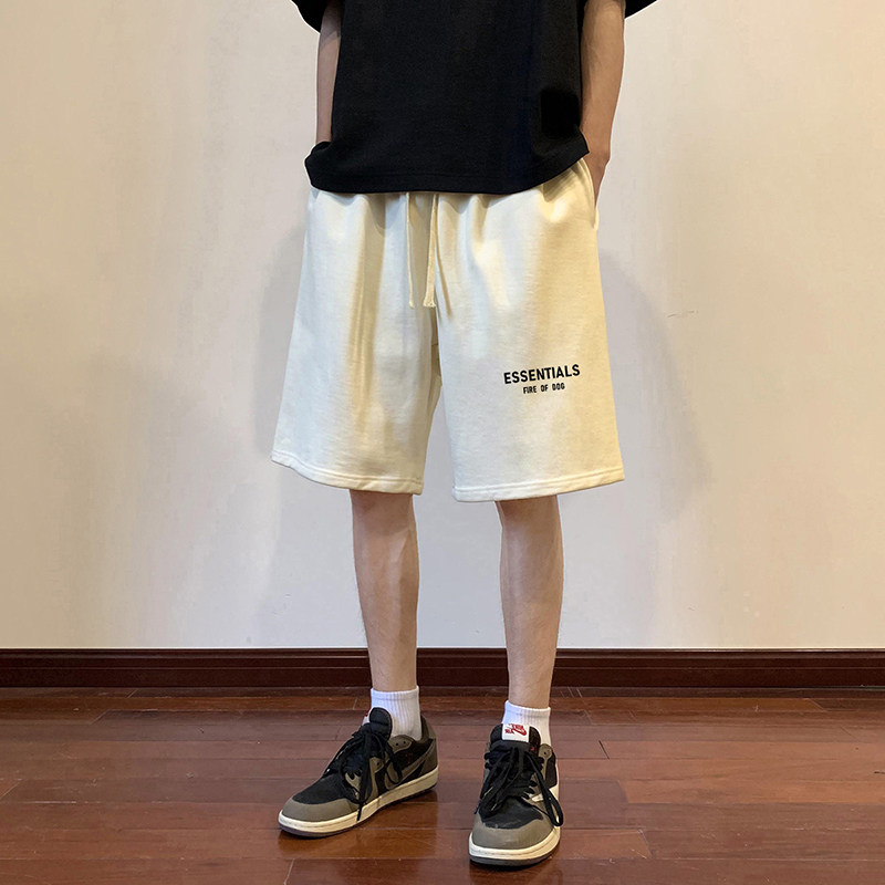 ！22夏季新款宽松大码港风ess字母短裤卫裤DK1701-P35控49,男装牛仔裤,星座508（原C305）