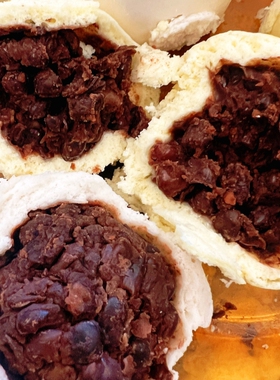 沈阳大东副食代购纯红豆豆包小米面白面黑米面皮薄馅大老式豆包