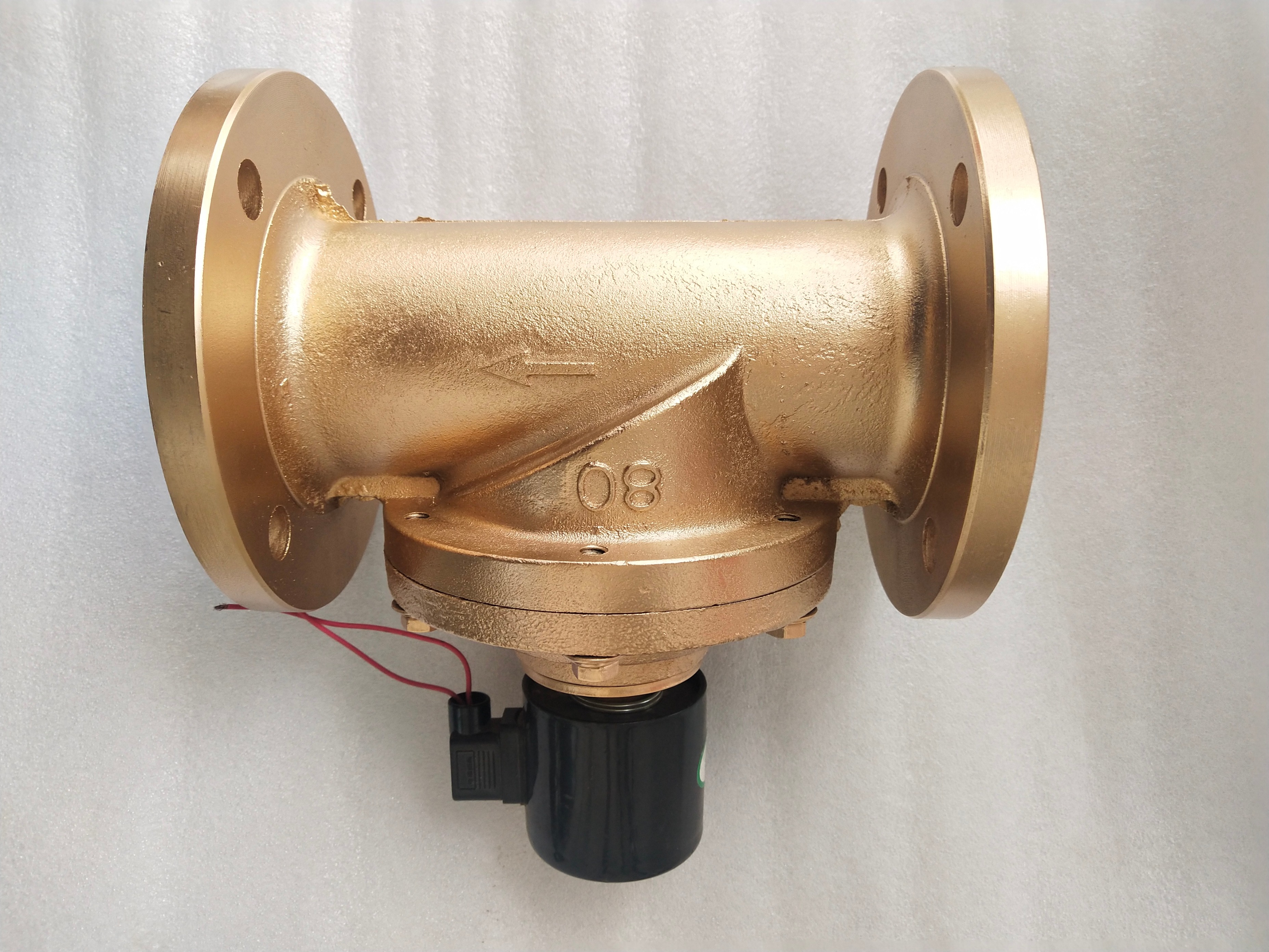 ZCM-80F水液电磁阀0零压开启直提试2公斤AC220v大口径全铜电磁头