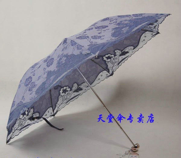 正品天堂伞3048e落英纷飞 超轻防紫外线