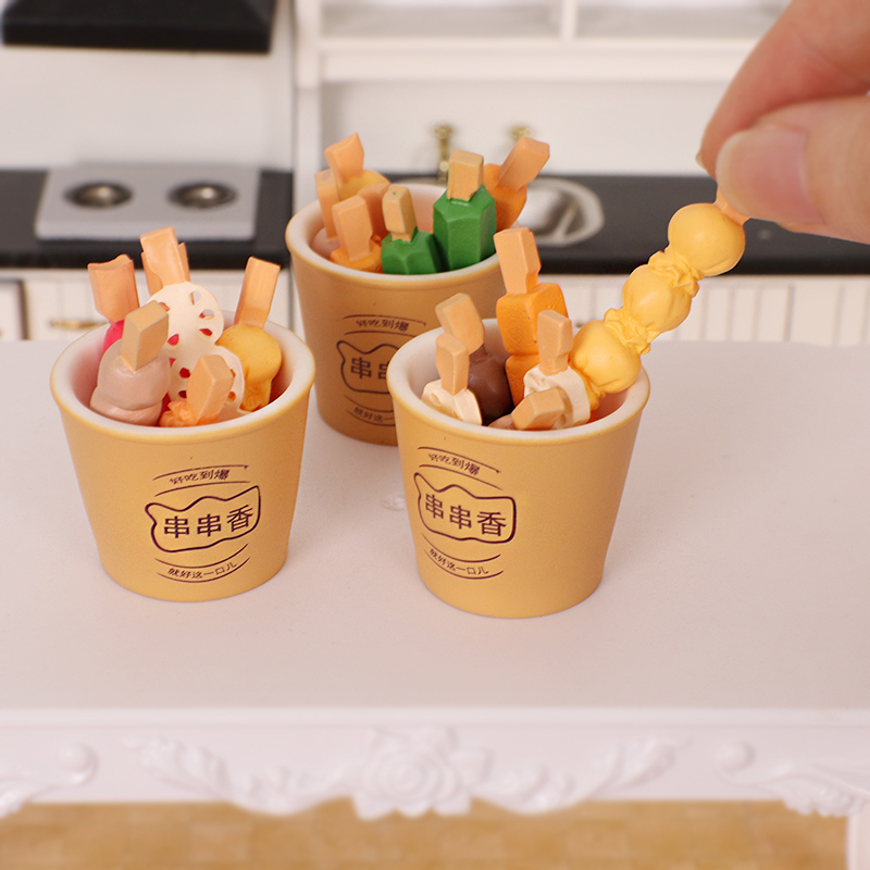 娃娃屋diy场景关东煮模型
