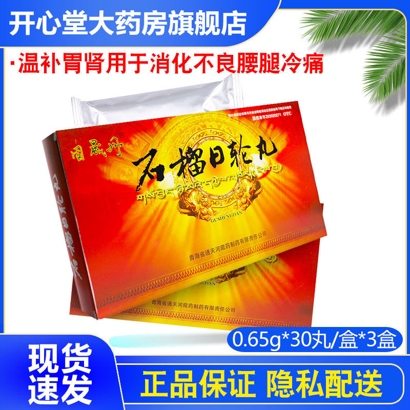固晟丹 石榴日轮丸 0.65g*90丸/盒 温补胃肾用于消化不良