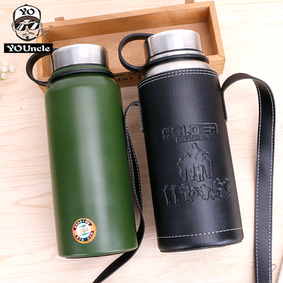大型户外旅游运动水壶皮套保温杯