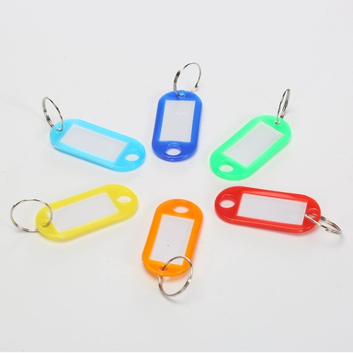 Пластиковая багажная бирка для ключей, брелок с ключом