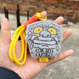 泉州文创狮多多小狮子泰山石敢当毛绒挂件包包可爱卡通公仔伴手礼