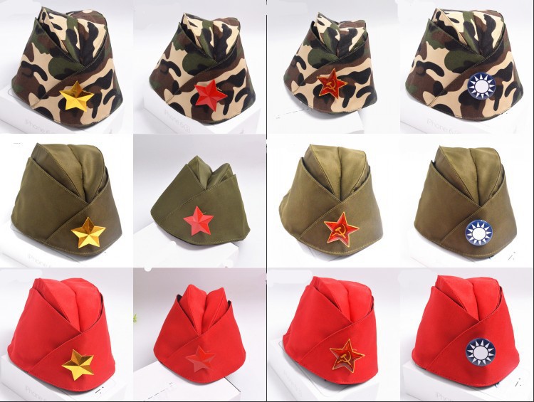 广场舞演出水兵舞船帽苏联俄罗斯船型国军帽军绿色五角星空姐帽子在类目 服饰配件/皮带/帽子/围巾, 帽子中 - 来自Buy2taobao.com提供专业的淘宝代购服务