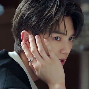 与恶魔有约宋江同款戒指欧巴韩剧同款郑具元银色开口可调节指环