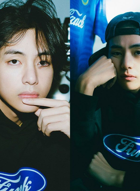 防弹少年团金泰亨V专Layover周边同款卫衣打歌服厚薄春秋冬男女