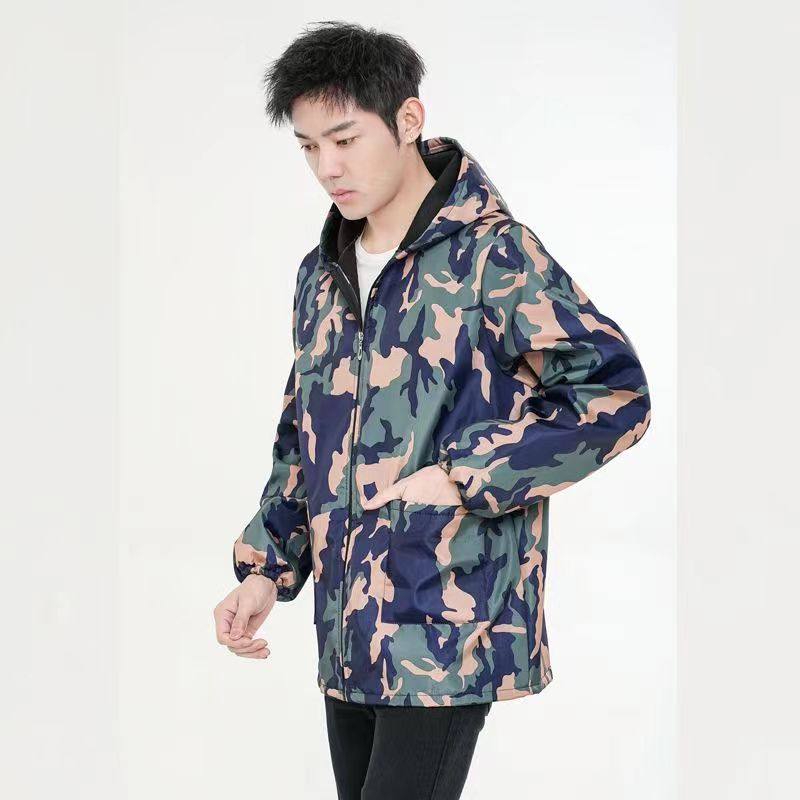 秋冬加绒加厚短款罩衣防水防油耐脏工作服男女干活外套衣厨房围裙,男装,工装制服,淘宝优惠券,粉丝福利购,淘宝优惠卷