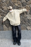 W7003特P70控138秋冬男士皮衣夹克外套翻领潮流帅气男女，男装夹克，电商B205