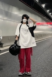 T6020P40控58机车服夏季短袖宽松潮流圆领体恤运动280克，男装T恤，电商B205