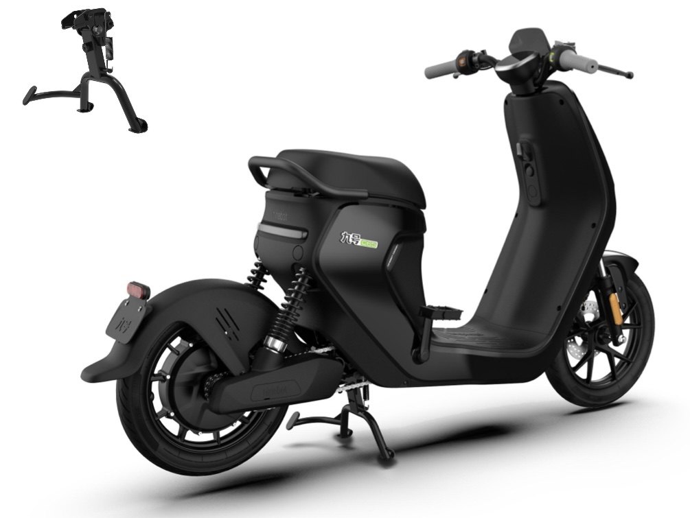 九号电动自行车新c2021c4065litec90系列中撑双脚撑支架
