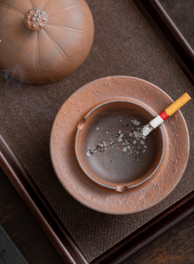 昀山集创意复古烟灰缸防飞灰