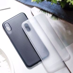 苹果iPhoneX XS手机壳iPhoneXR透明壳iPhone11ProMax磨砂壳超薄防摔外壳xsmax全包保护套PP硬壳iPhone11简约