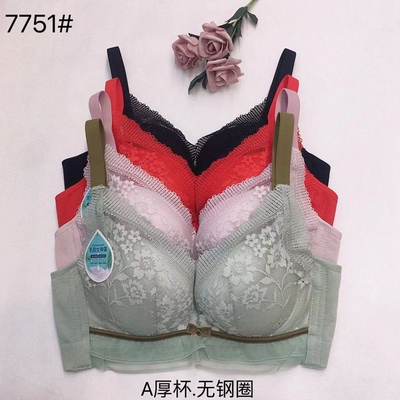 玉姿一族性感无钢圈乳胶聚拢胸罩