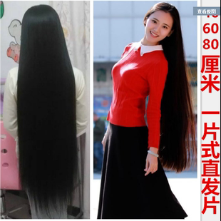 发片接发片一片式垫发假发片女长直发片无痕隐形接发长卷发大波浪