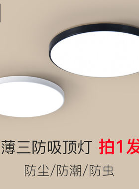 超薄三防圆形LED吸顶灯