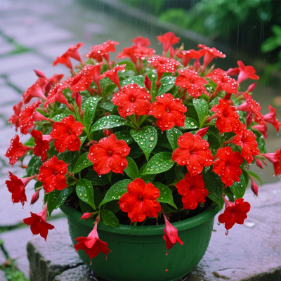 凤仙花盆栽带花带花苞桑蓓斯多年生耐热花卉四季开懒人适合养的花