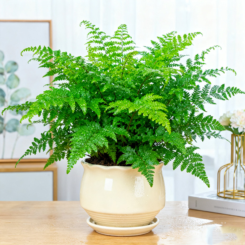 【懒人绿植】吉姆蕨盆栽蕨类植物室内茶几客厅绿植耐旱波士顿蕨