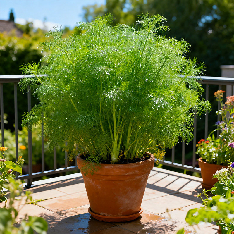 【种一盆吃不完】莳萝盆栽可食用香料阳台室内外芬香好活养多年生