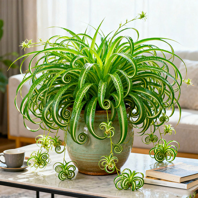 见干见湿散射光绿植新房法国女郎