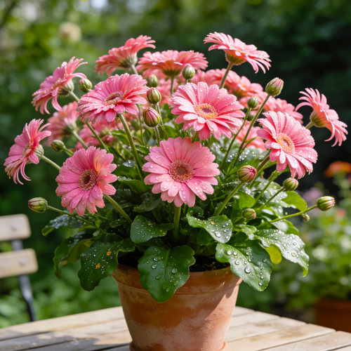 非洲菊盆栽好养活开花鲜花扶郎花室内外花镜植物阳台庭院多年生