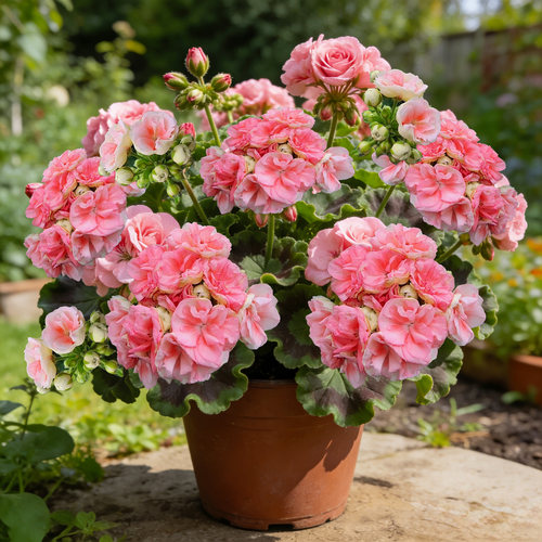 天竺葵盆栽重瓣四季开花耐寒热