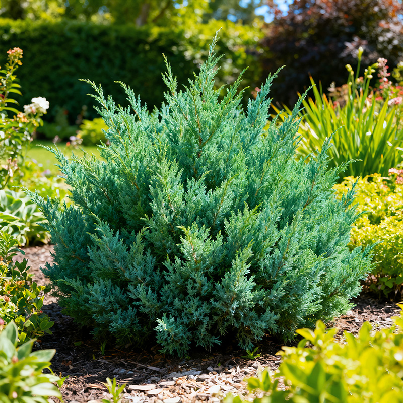 蓝湖柏盆栽蓝色波尔瓦花柏室外庭院花镜绿植物耐寒圣诞树四季常青