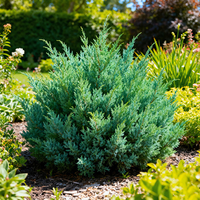 蓝湖柏盆栽蓝色波尔瓦花柏室外庭院花镜绿植物耐寒圣诞树四季常青