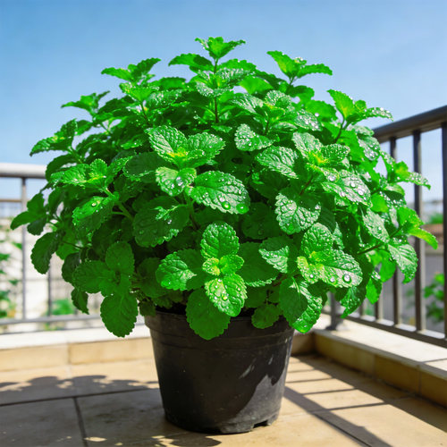 柠檬香蜂草盆栽香水薄荷苗可食用香草厨房绿植清新空气驱蚊植物