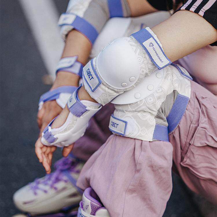 飞鹰Cobet成人儿童护具套装男女防摔护膝护肘护掌六件套护具套装