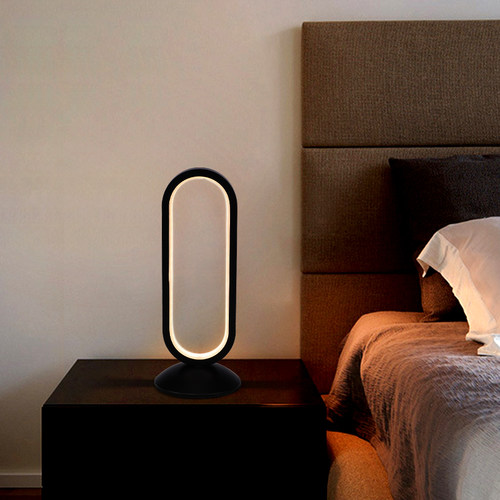 夜灯缘起圆缘卧室全触摸pc现代铝