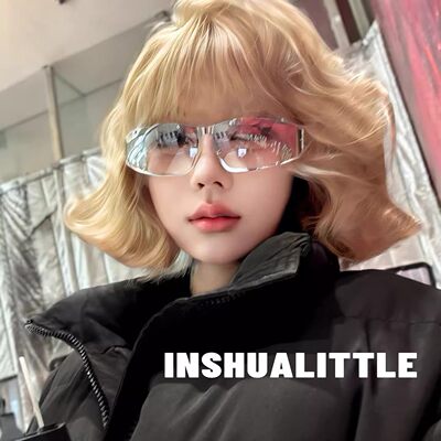 新款银框镂空太阳眼镜女士