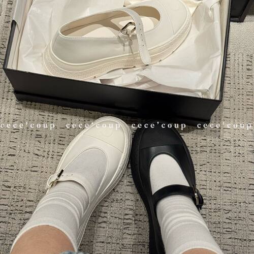 新品25FW厚底玛丽珍单鞋松糕鞋女