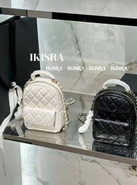 Poresl03/25 26-3 经典26P鱼子酱牛皮小书包mini双肩背包