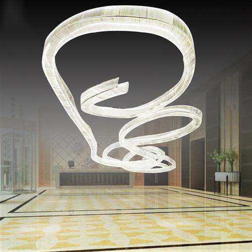 酒店大堂过道吊线灯纯手工编织灯KTV菠萝珠水晶灯宴会大厅飘带灯,家装灯饰光源,客厅吊灯,淘宝优惠券,粉丝福利购,淘宝优惠卷