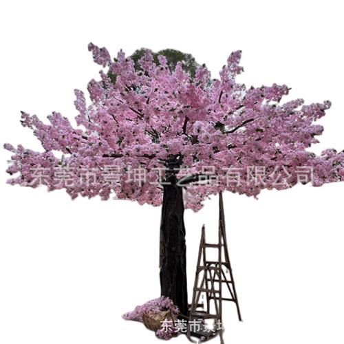 仿真樱花树网红人造樱花树婚庆装饰工程吊篮树可以荡秋千厂家直供