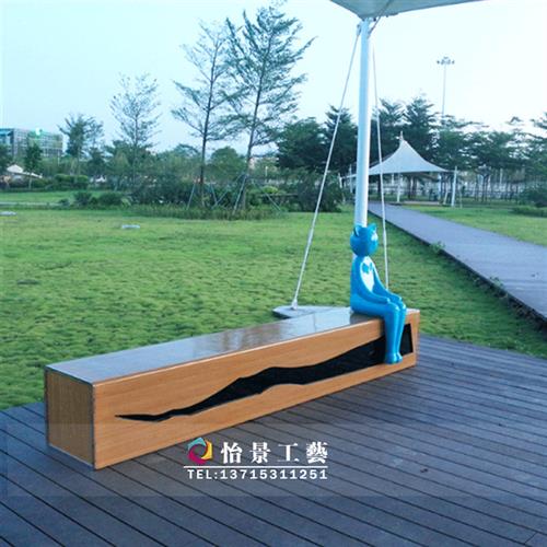 玻璃钢长方形休闲座椅酒店商场休闲座椅美陈摆件玻璃钢休闲椅