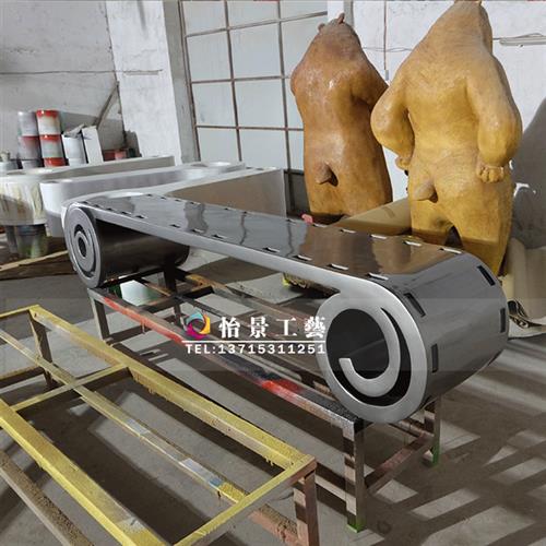 银色书卷造型休闲椅玻璃钢休闲椅商场美陈摆件休闲座椅