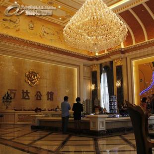 水晶工程灯五酒店会议大厅酒店大堂工程灯宴会厅吊灯工程吊灯