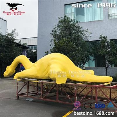 室内室外玻璃钢恐龙滑滑梯儿童乐园游乐设备玩具滑梯泥塑模型游乐
