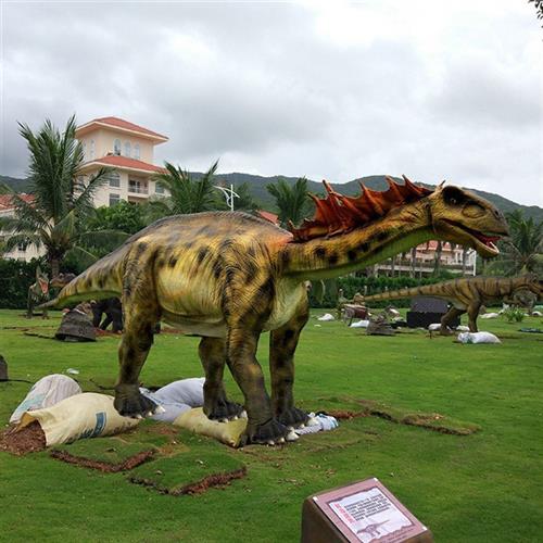 大型仿真侏罗纪硅胶机械电动恐龙模型游乐园商场户外摆件厂家直销