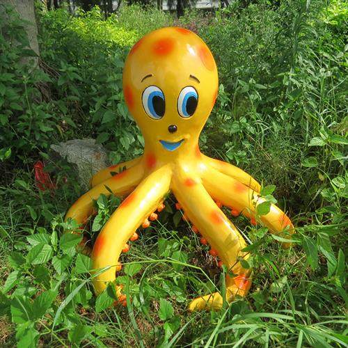 玻璃钢章鱼雕塑商城游乐园海洋主题装饰摆件八爪鱼鱿鱼景观小品,基础建材,砂岩雕刻,淘宝优惠券,粉丝福利购,淘宝优惠卷