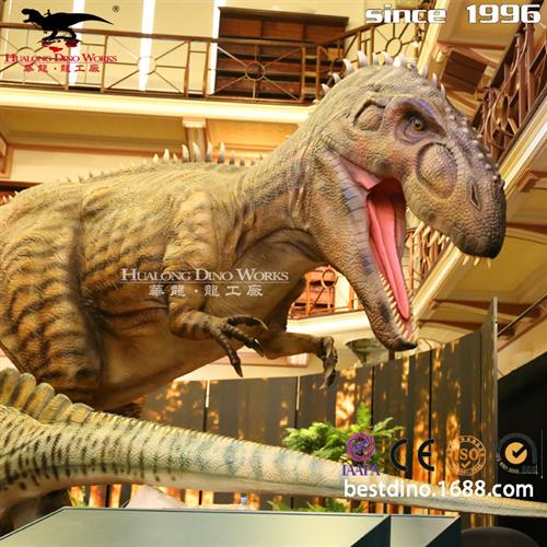 室内商场游乐园恐龙乐园设计制作展览仿真鲨齿龙模型