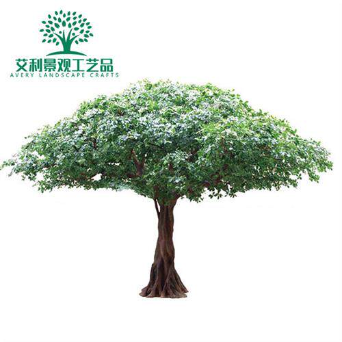 半边榕树室内外人造大型工程树装饰树酒店大厅大树绿植高仿真