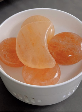 喜马拉雅天然盐石SPA热石粉晶盐疗愈spa精油按摩盐疗热敷放松解压