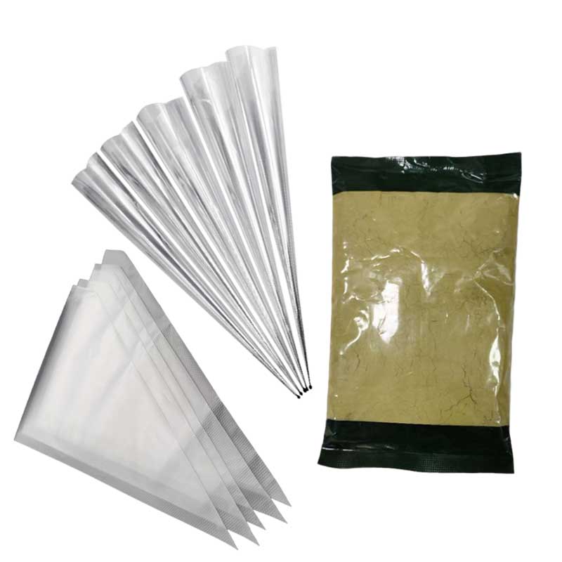 纯植物棕色海娜粉100g送5个包膏纸5个裱花袋自调海娜膏上色稳定图片