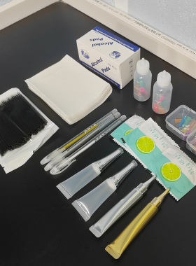 海娜膏手绘纹身工具包摆摊藏专用酒精棉片棉签草稿笔手绘瓶固色贴