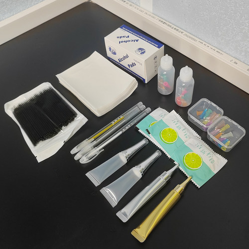 海娜膏手绘纹身工具包摆摊藏专用酒精棉片棉签草稿笔手绘瓶固色贴