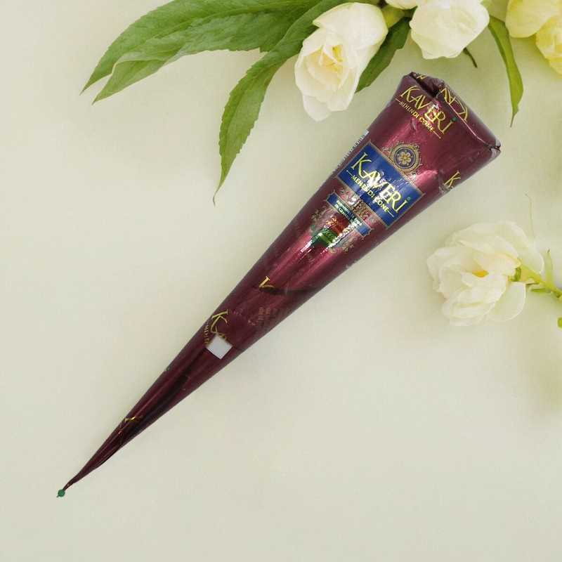 纯植物海娜膏KAVERI棕色手绘膏